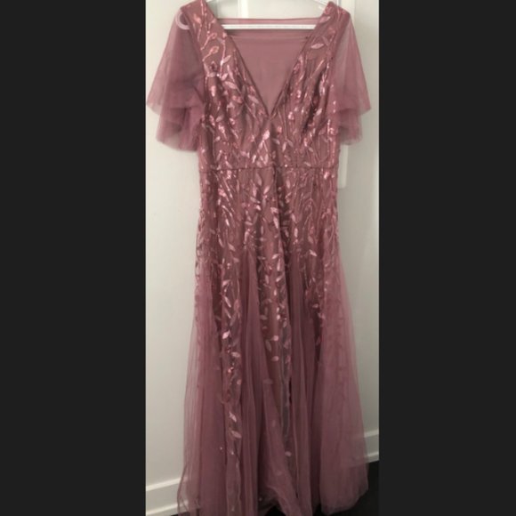 Mauve pink prom dress - Picture 1 of 1